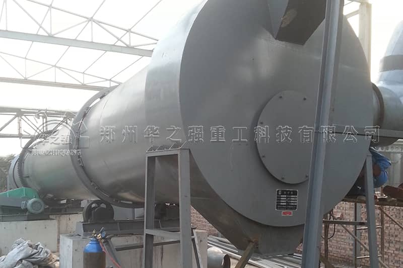 陜西有機(jī)肥設(shè)備生產(chǎn)線現(xiàn)場(chǎng)